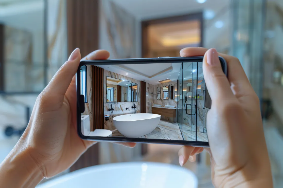 Virtual staging 3D commercial render